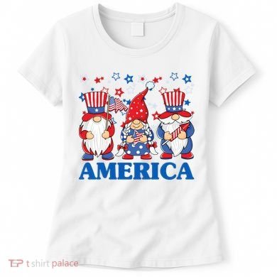 America Gnome 4th Of July Celebration Women's T-Shirt