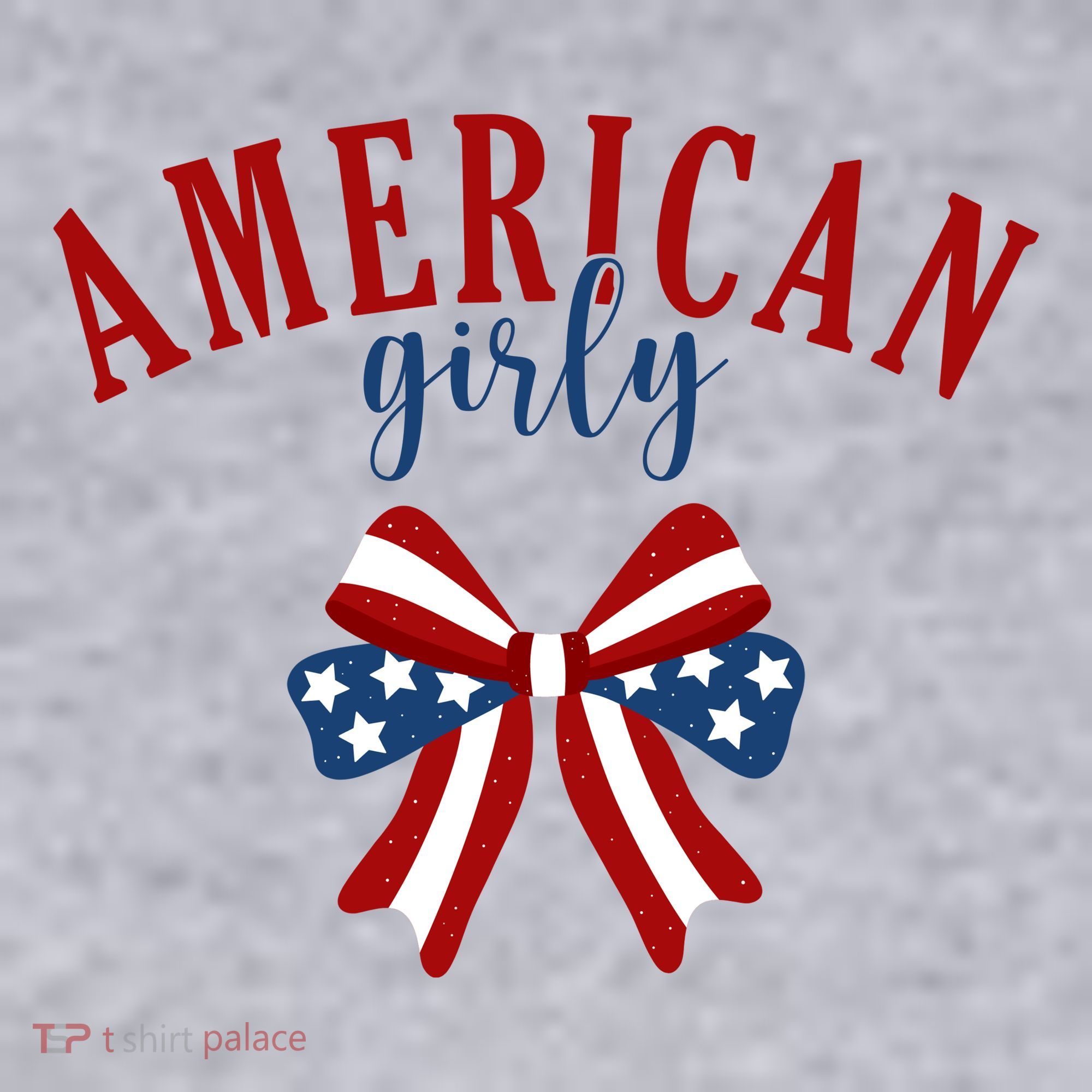 American Girly 4th Of July Usa Bow Women's Sweatshirt