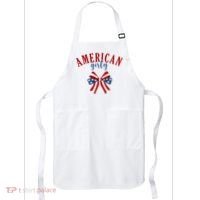 American Girly 4th Of July Usa Bow Apron thumb 0