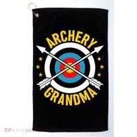 Archery Grandma Archer Bow Shooting Mothers Day Gift Golf Towel thumb 0
