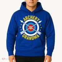Archery Grandma Archer Bow Shooting Mothers Day Gift Hoodie thumb 2