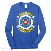 Archery Grandma Archer Bow Shooting Mothers Day Gift Long Sleeve Shirt thumb 0