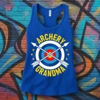 Archery Grandma Archer Bow Shooting Mothers Day Gift Women's Tank Top thumb 3