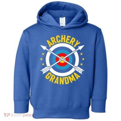 Archery Grandma Archer Bow Shooting Mothers Day Gift Toddler Hoodie