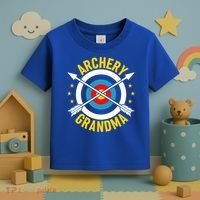 Archery Grandma Archer Bow Shooting Mothers Day Gift Toddler T-Shirt thumb 3