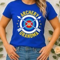 Archery Grandma Archer Bow Shooting Mothers Day Gift Women's T-Shirt thumb 2