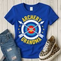 Archery Grandma Archer Bow Shooting Mothers Day Gift Women's T-Shirt thumb 3