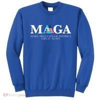 America Great Again Trump Milei 2024 Sweatshirt thumb 0