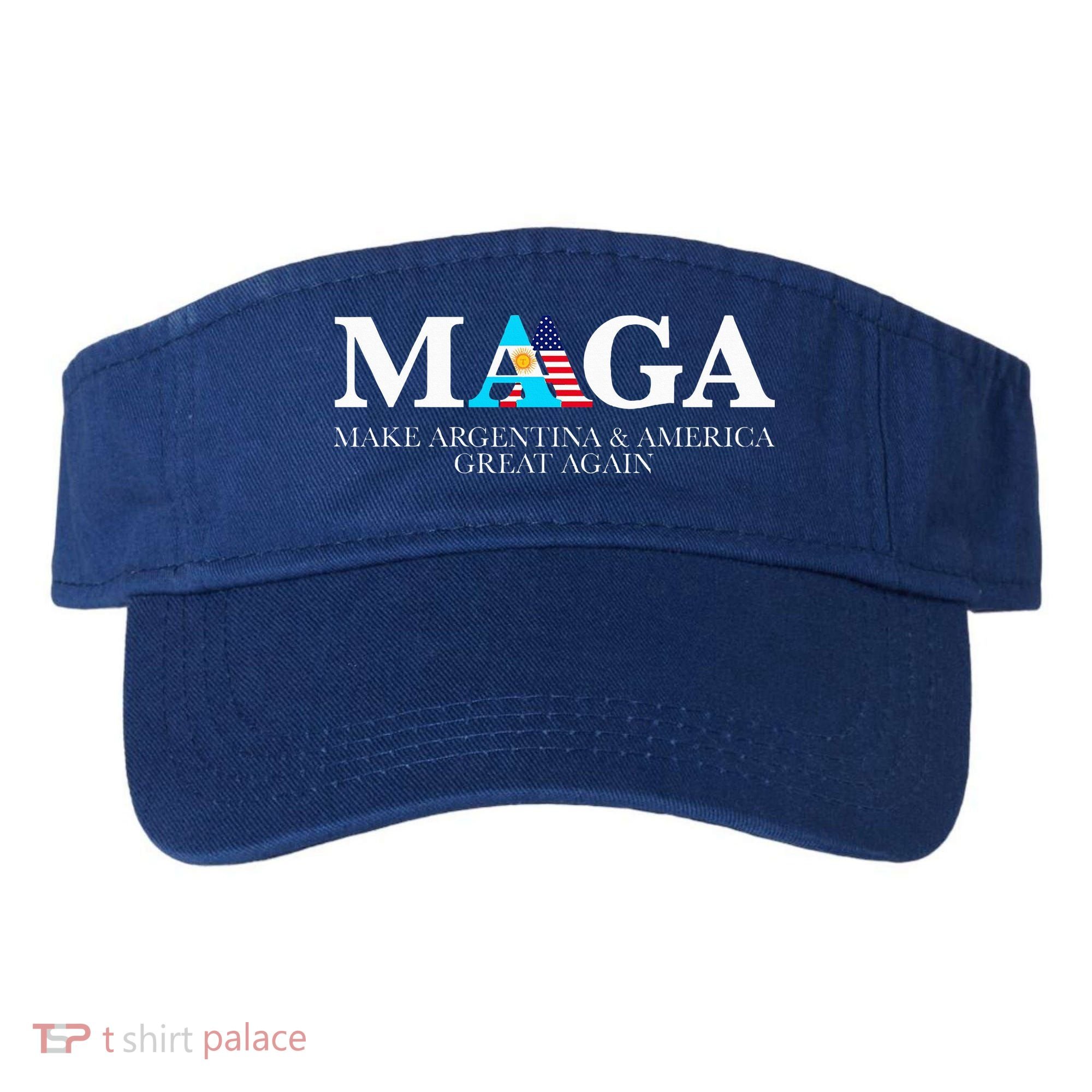 America Great Again Trump Milei 2024 Visor