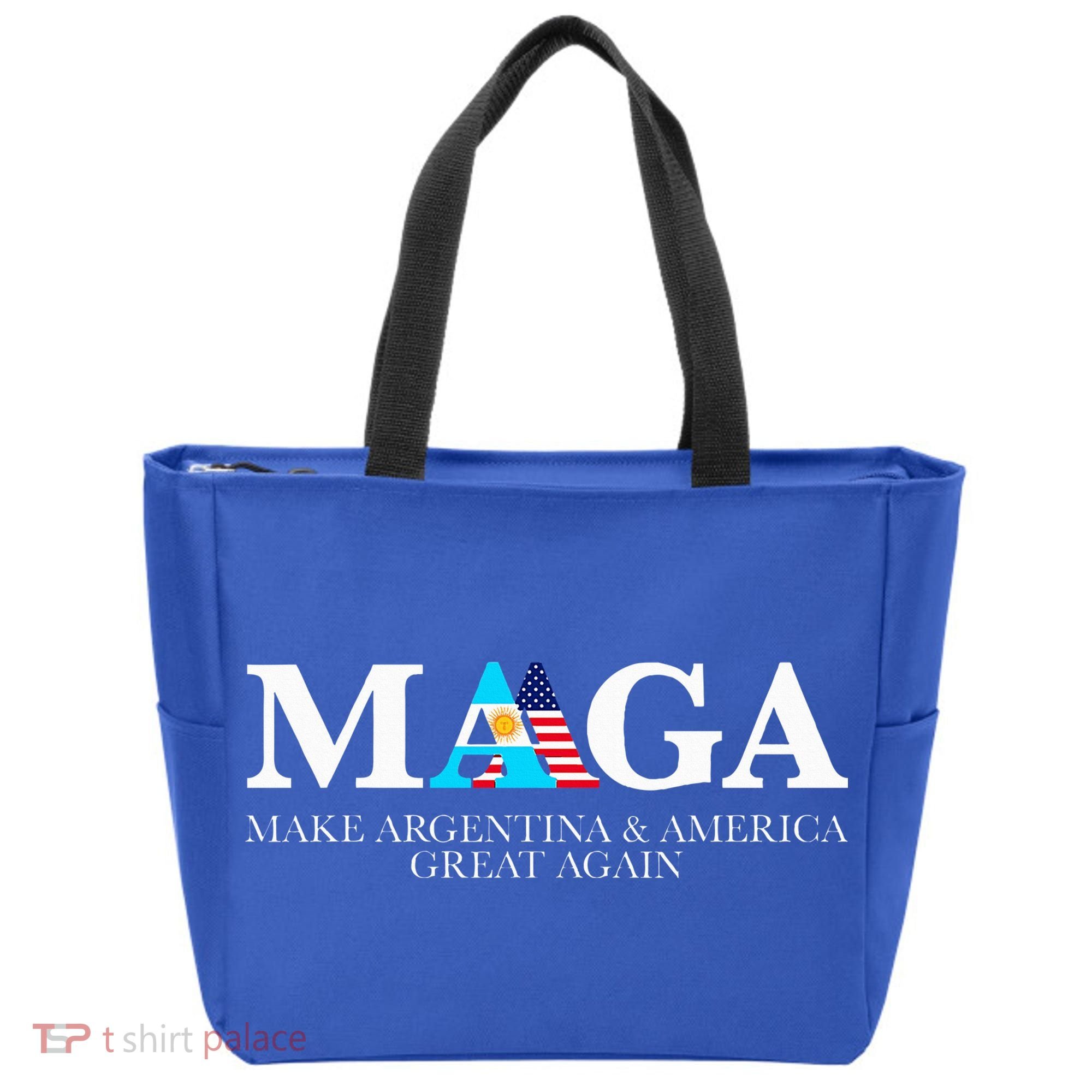 America Great Again Trump Milei 2024 Tote Bag
