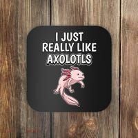Axolotl Gift Axolotl Stuff Anatomy Of An Axolotl 26 Coaster thumb 0