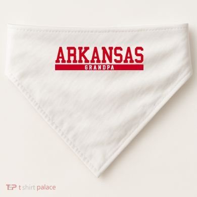 Arkansas Grandpa USA-Made Doggie Bandana
