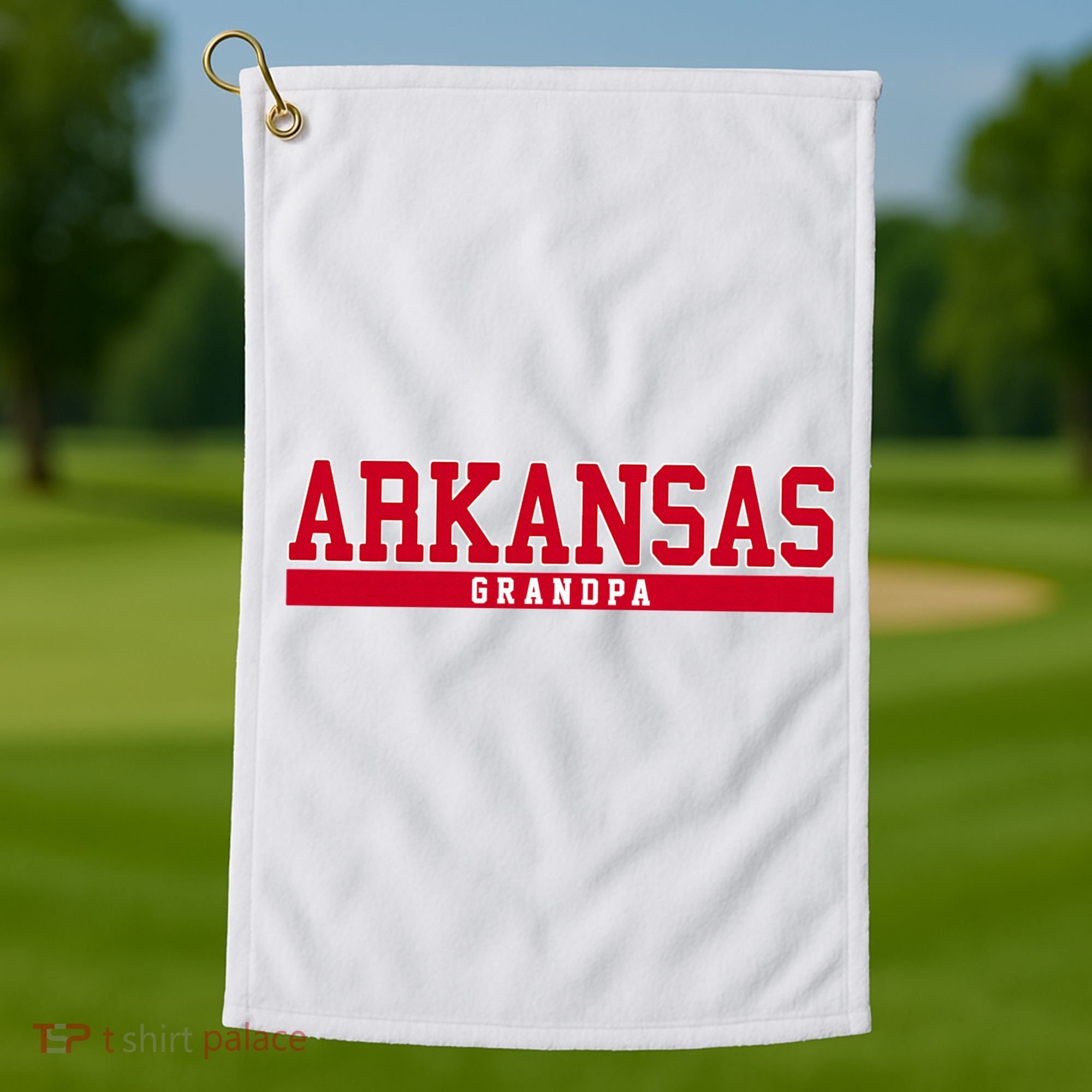 Arkansas Grandpa Golf Towel