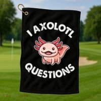 Axolotl Gift Golf Towel thumb 1