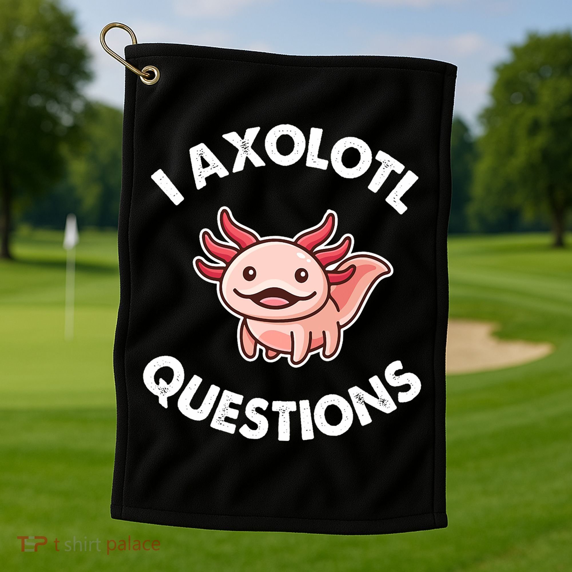 Axolotl Gift Golf Towel