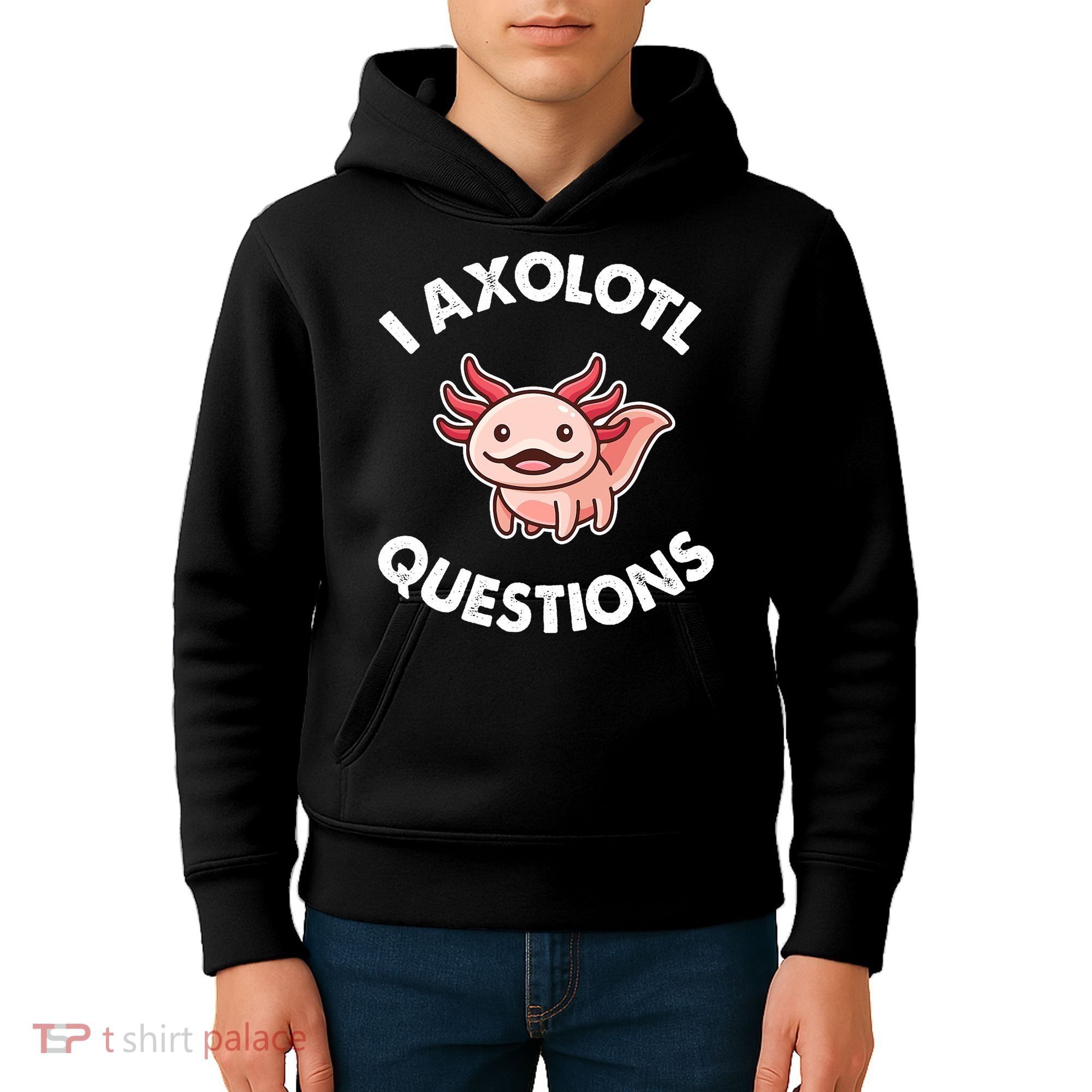 Axolotl Gift Kids Hoodie