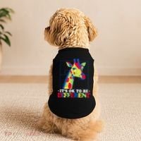 Autism Giraffe Doggie Tank thumb 2