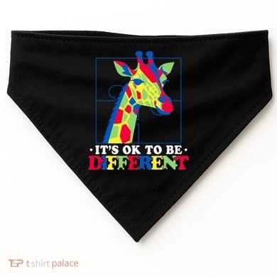 Autism Giraffe USA-Made Doggie Bandana