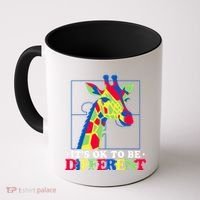 Autism Giraffe Coffee Mug thumb 0