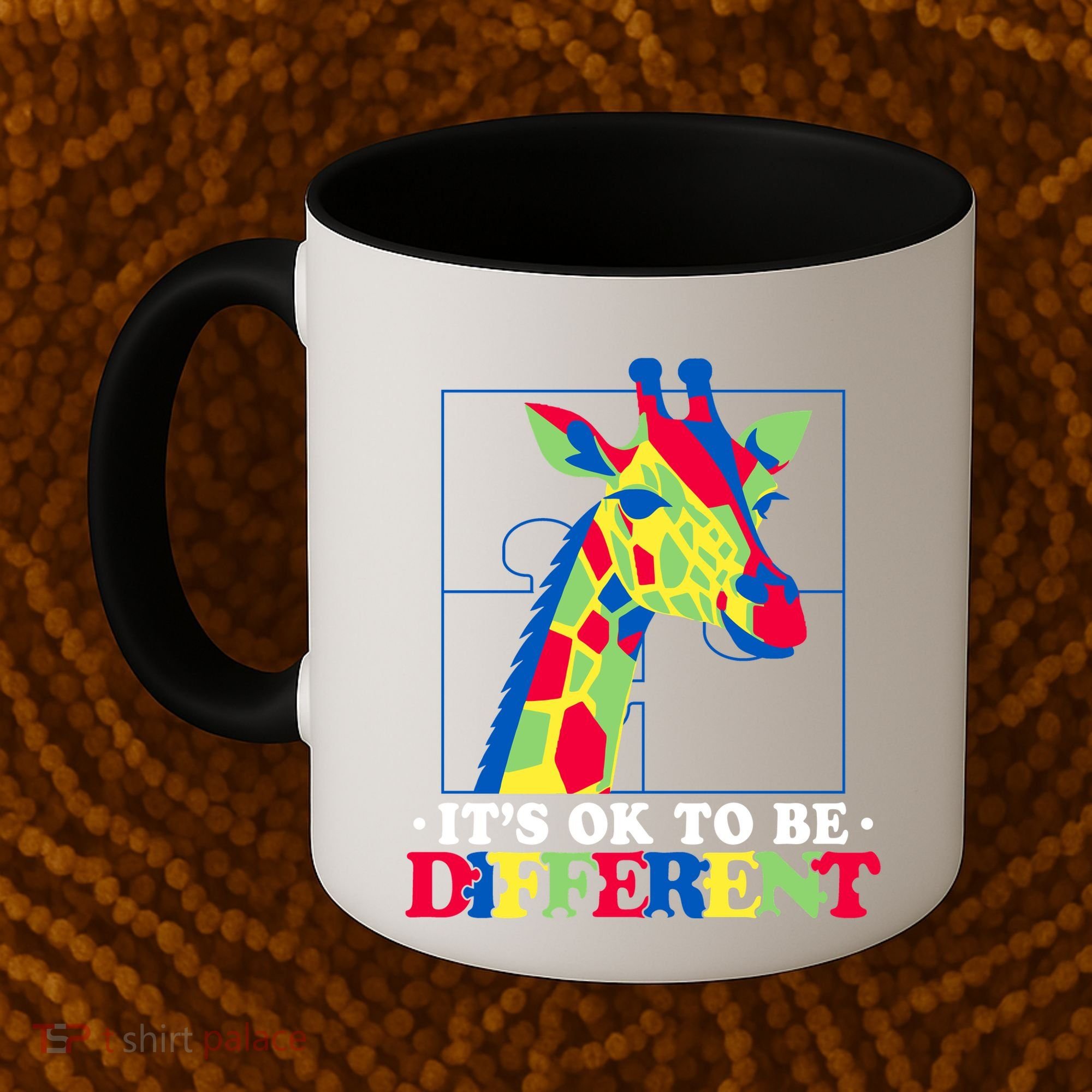 Autism Giraffe Coffee Mug