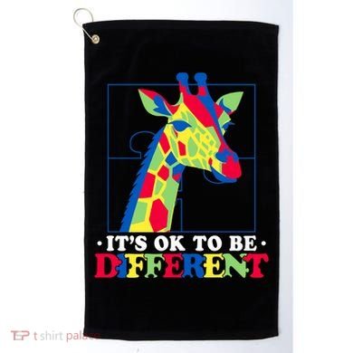Autism Giraffe Golf Towel