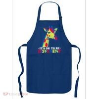 Autism Giraffe Apron thumb 0