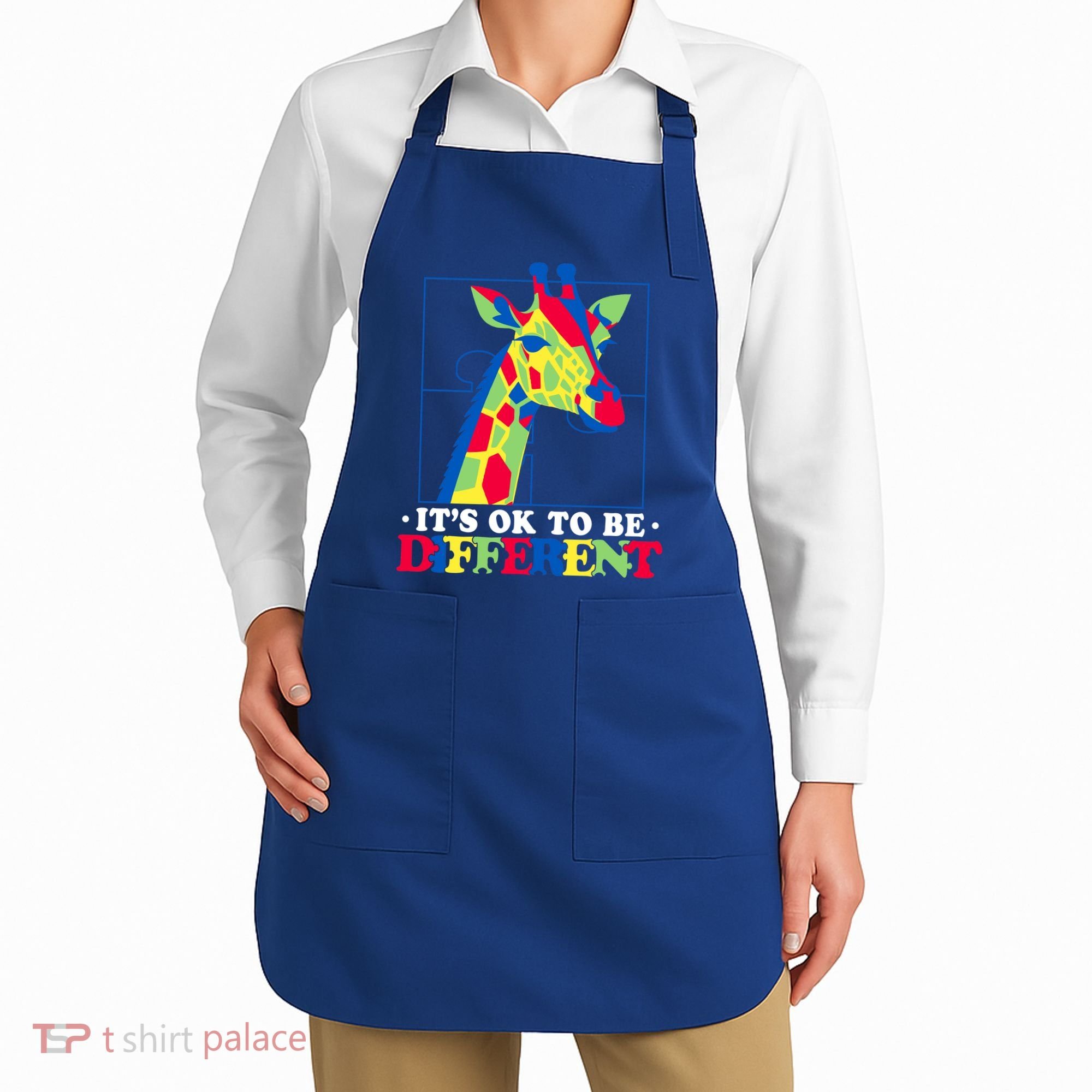 Autism Giraffe Apron