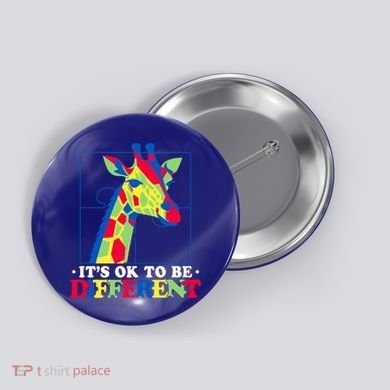 Autism Giraffe Button