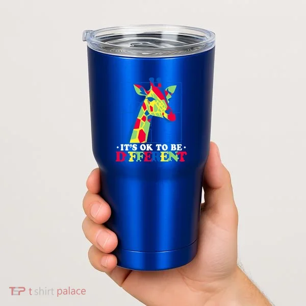 Autism Giraffe Tumbler