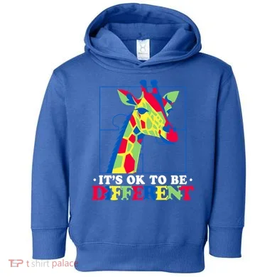 Autism Giraffe Toddler Hoodie