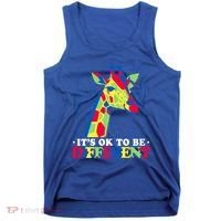 Autism Giraffe Tank Top thumb 0