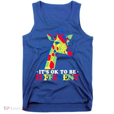 Autism Giraffe Tank Top