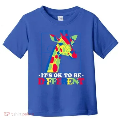 Autism Giraffe Toddler T-Shirt