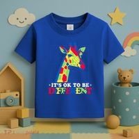 Autism Giraffe Toddler T-Shirt thumb 3