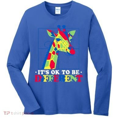 Autism Giraffe Women's Long Sleeve Shirt