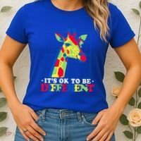 Autism Giraffe Women's T-Shirt thumb 2