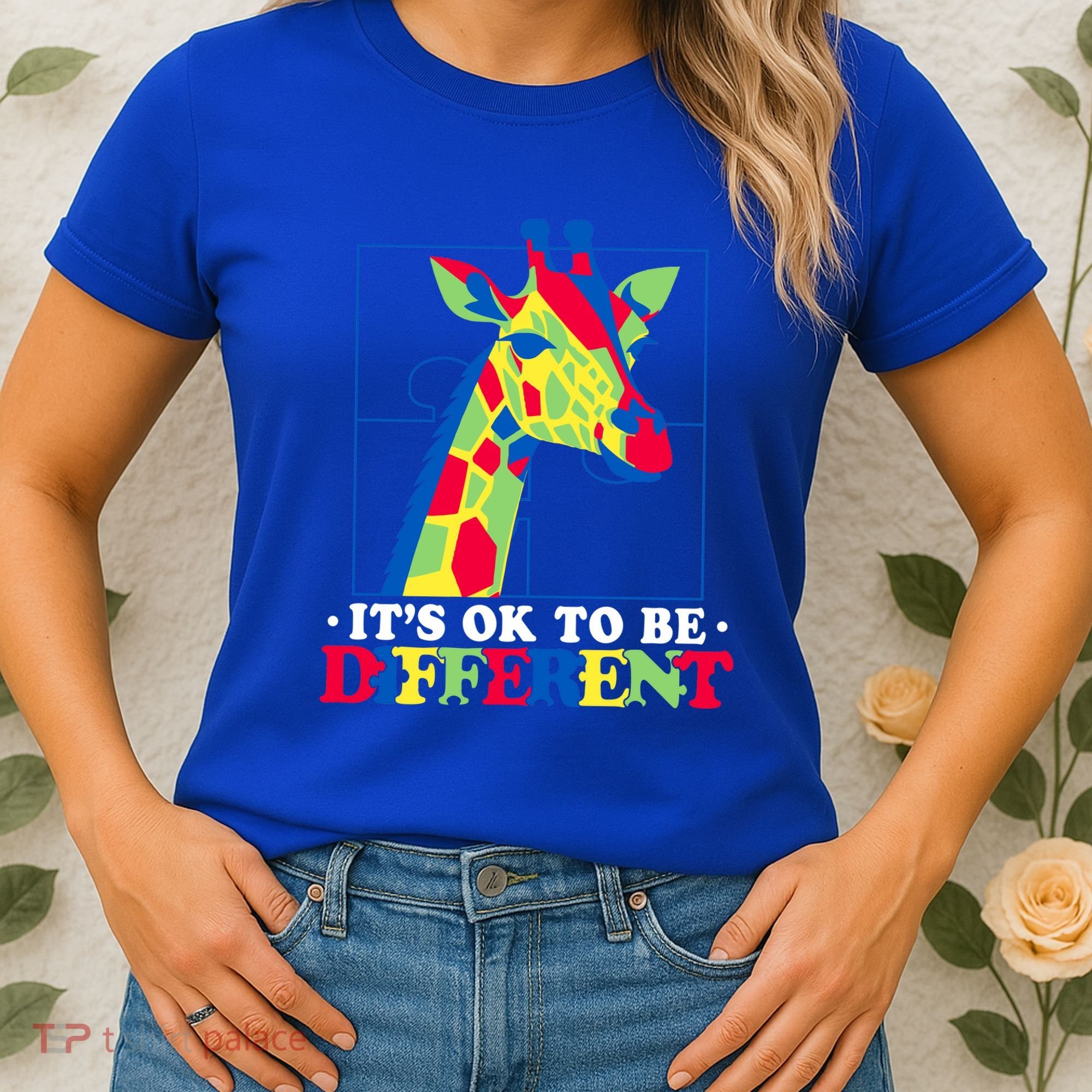 Autism Giraffe Women's T-Shirt