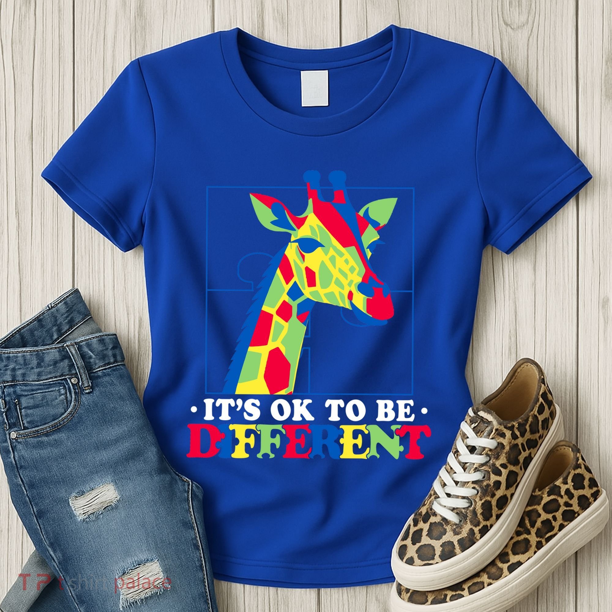Autism Giraffe Women's T-Shirt