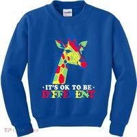 Autism Giraffe Kids Sweatshirt thumb 0