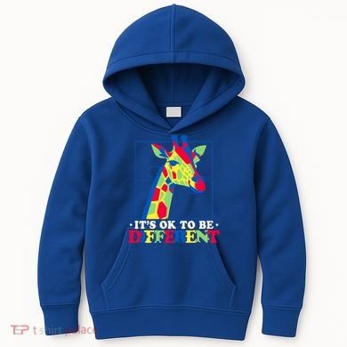 Autism Giraffe Kids Hoodie