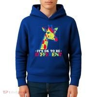 Autism Giraffe Kids Hoodie thumb 4