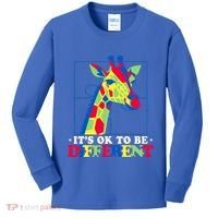 Autism Giraffe Kids Long Sleeve Shirt thumb 0