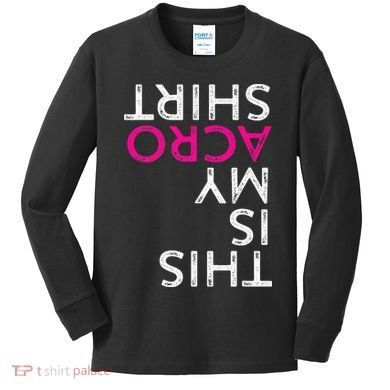 Acro Gift Acrobatic Arts Yoga Dance Kids Long Sleeve Shirt