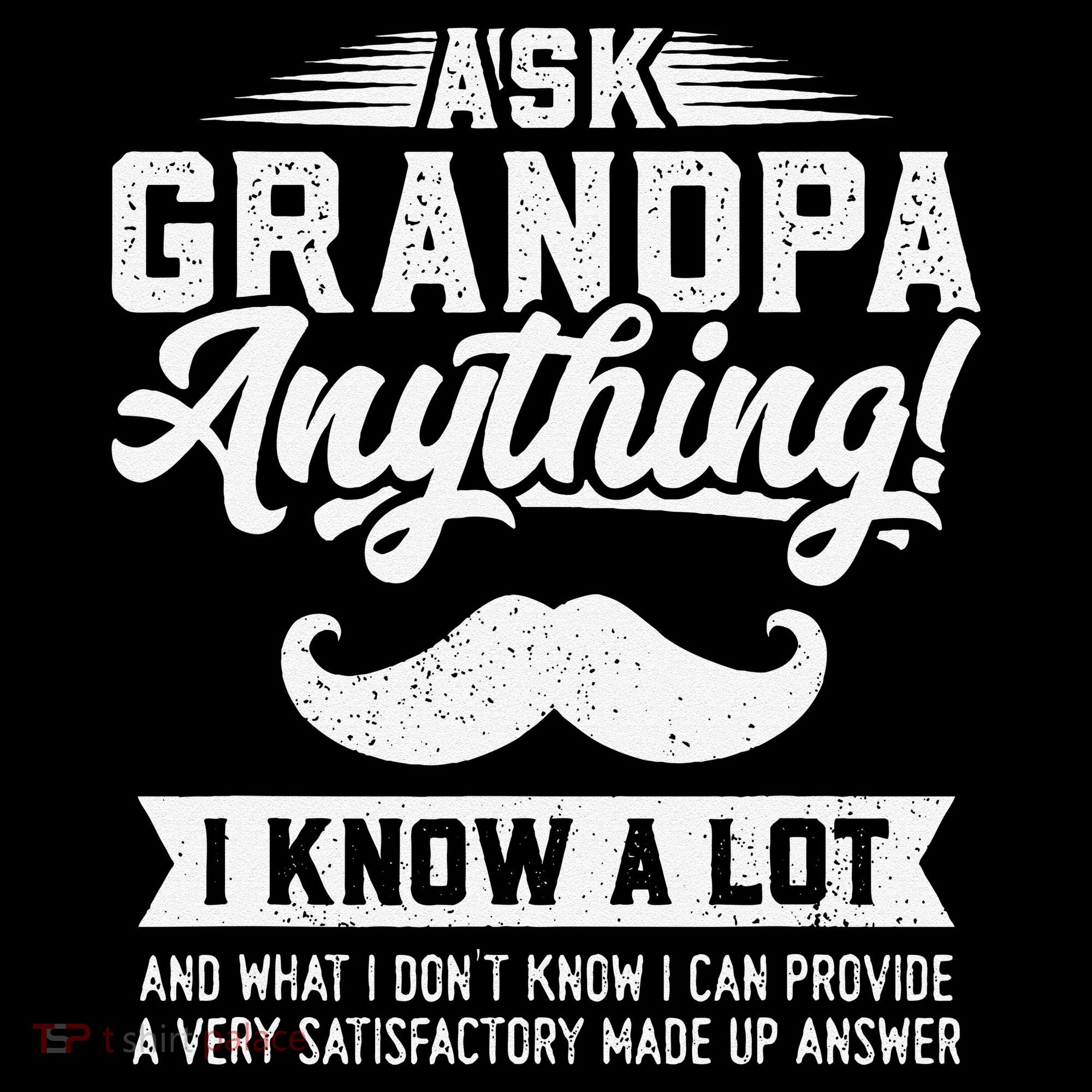 Ask Grandpa Anything Funny Gift Smart Fathers Day Coffee Mug