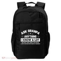 Ask Grandpa Anything I Know A Lot Funny Father's Day Backpack thumb 0