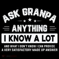 Ask Grandpa Anything I Know A Lot Funny Father's Day Coffee Mug thumb 5