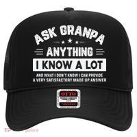 Ask Grandpa Anything I Know A Lot Funny Father's Day Hat thumb 0