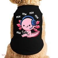 Axolotl Gaming Anime Video Game Pew Gamer Doggie Tank thumb 0