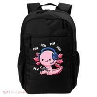 Axolotl Gaming Anime Video Game Pew Gamer Backpack thumb 0