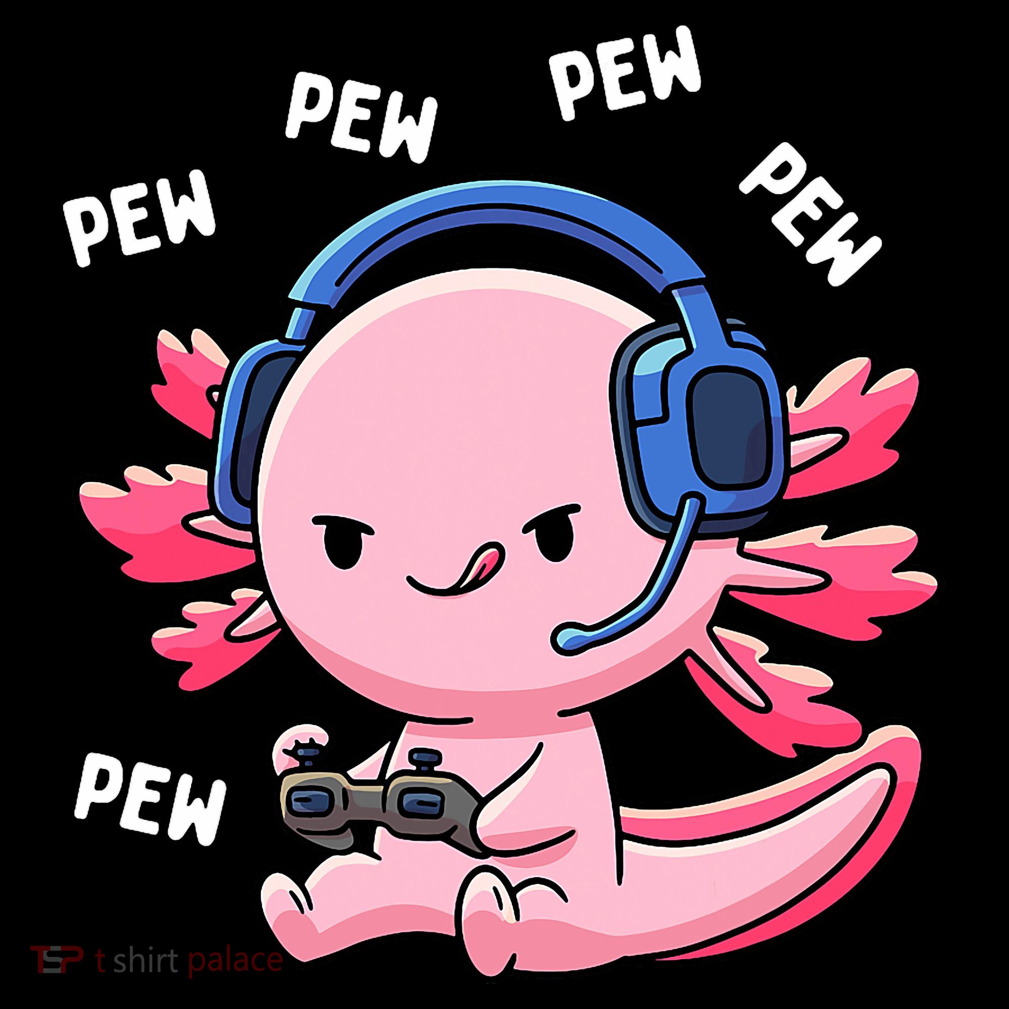 Axolotl Gaming Anime Video Game Pew Gamer Coffee Mug